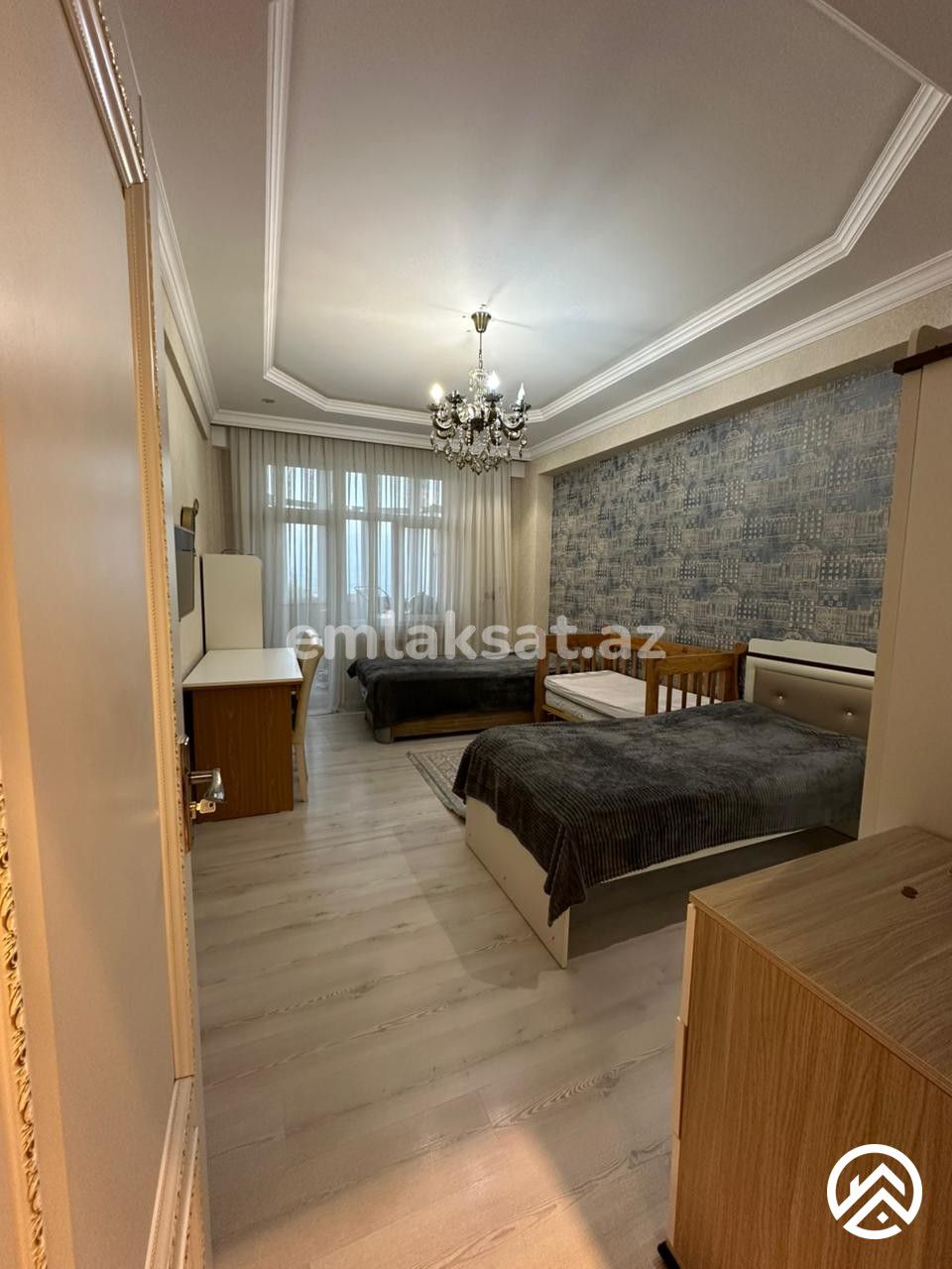 Satılır 3 otaq yeni tikili 150 m², Nəsimi metrosu — Mənzil, Bakı (5)
