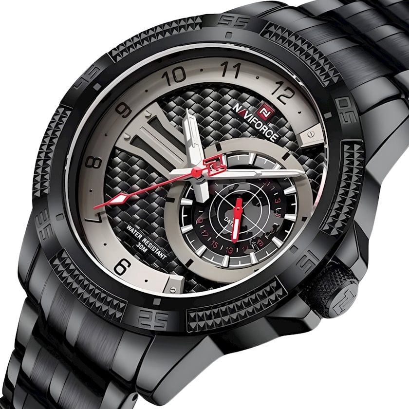 Qol saatı kişilər üçün Naviforce NF9206 Black — Mallar, Bakı