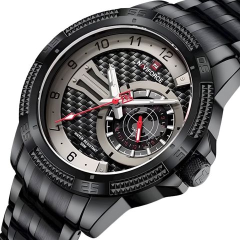 Qol saatı kişilər üçün Naviforce NF9206 Black — Bakı