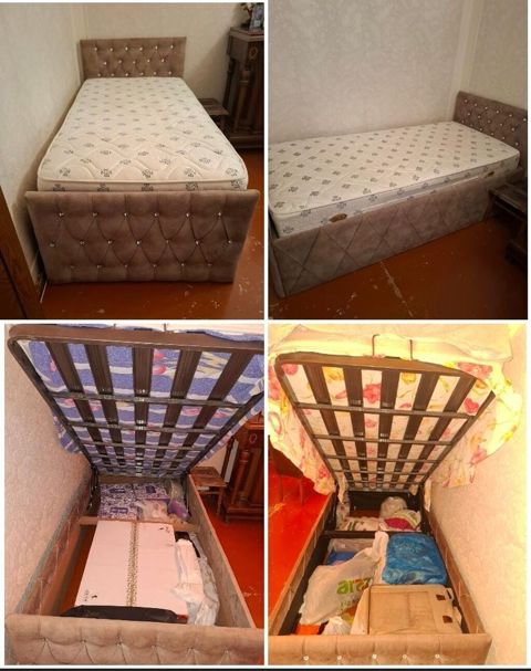 4 ədəd bazalı çarpayı 2 ed matraslı biri 220 azn 2ed matrasızdı biri — Bakı