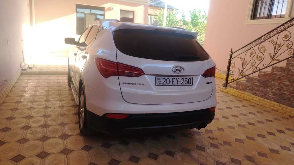 Hyundai Santa Fe, 2.0 L, 2015 il, 208 000 km — Avtomobillər, Gəncə (7)