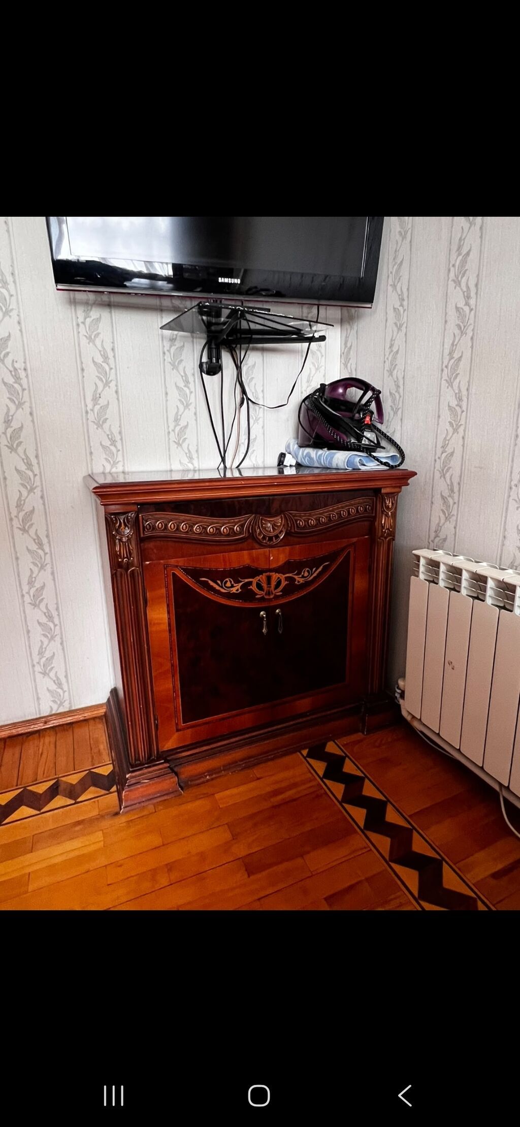 Klassik üslubda qonaq otağı mebelləri dəsti - Vitrin şkafları: 1 iri — Qonaq otağı üçün, Bakı (3)