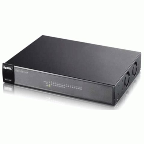 16-Port Fast Ethernet Switch 8 PoE Portla Zyxel ES1100-16P — Bakı