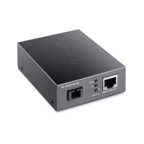 Gigabit Single-Mode Media Converter TP-Link TL-FC311B-20 — Şəbəkə və server avadanlığı, Bakı (2)