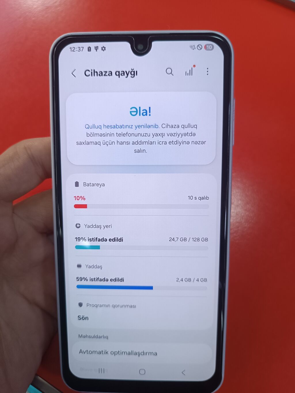 Samsung Galaxy A16, 128 GB, rəng - Gümüşü — Samsung, Bakı (3)