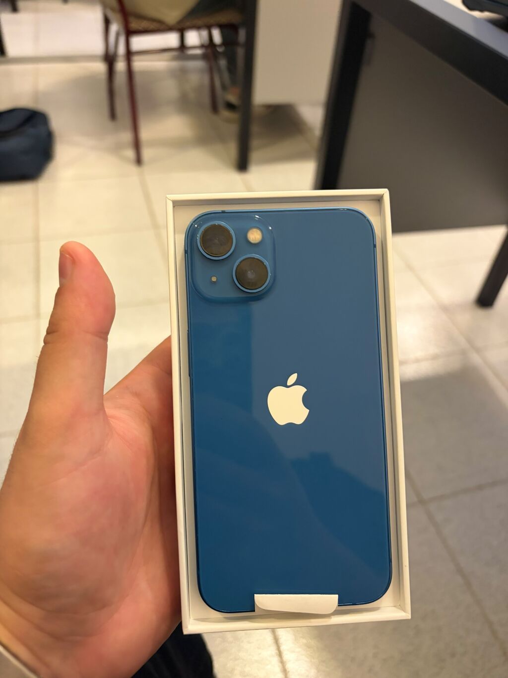 IPhone 13 mini, Mavi, Face ID — Apple iPhone, Bakı (2)