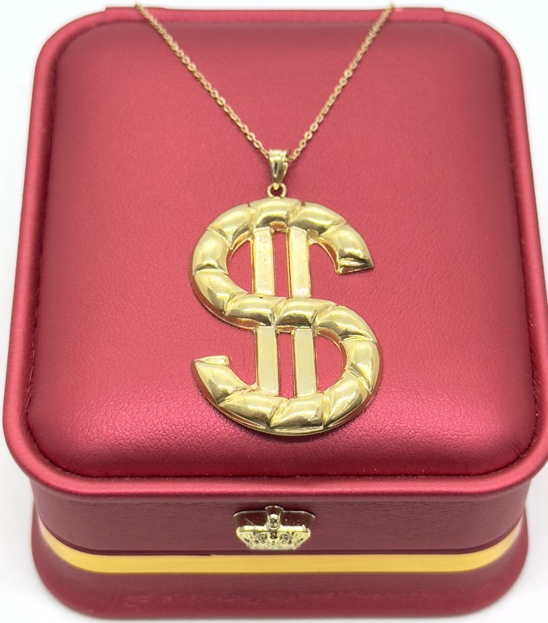 Boyunbağı uniseks Golden Gold 814, qızıl 585 əyar — Mallar, Bakı