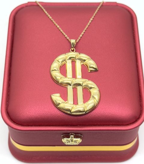 Boyunbağı uniseks Golden Gold 814, qızıl 585 əyar — Bakı