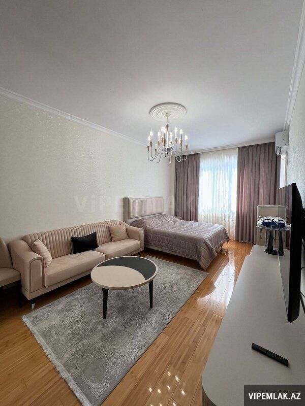 Nərimanov rayonunda 1 otaqlı Yeni tikili Kirayə verilir, 65 m² — Mənzil, Bakı (3)