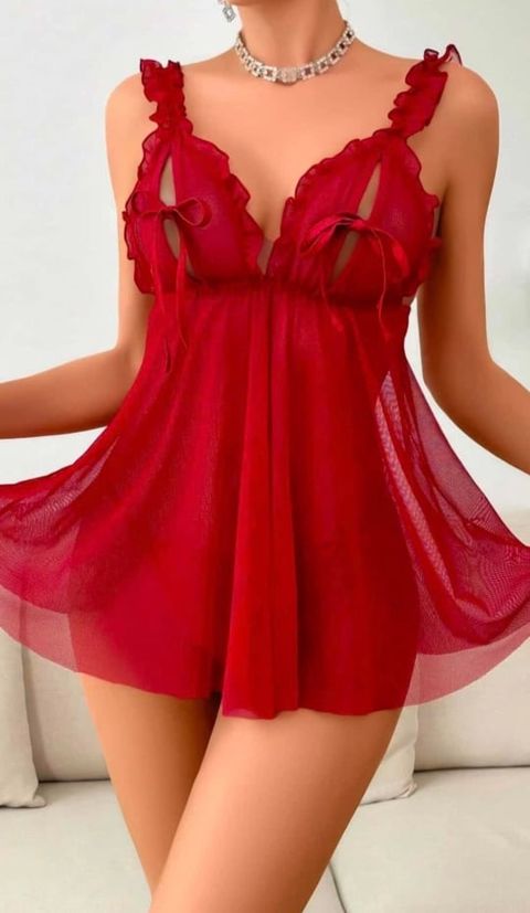 Kombinasiya qadınlar üçün ZNB008, tünd qırmızı, güpür, ölçü S/M — Bakı