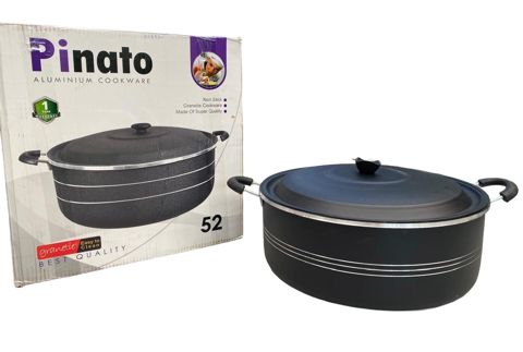 Qazan Pinato 2717, qranit, qara, 52 sm, 30000 ml — Bakı