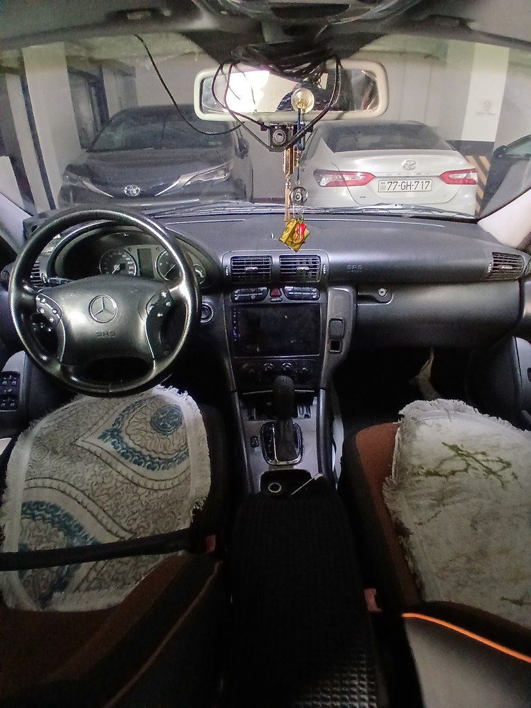 Mercedes C 200, 2.2 L, 2002 il, 368 524 km — Avtomobillər, Bakı (4)