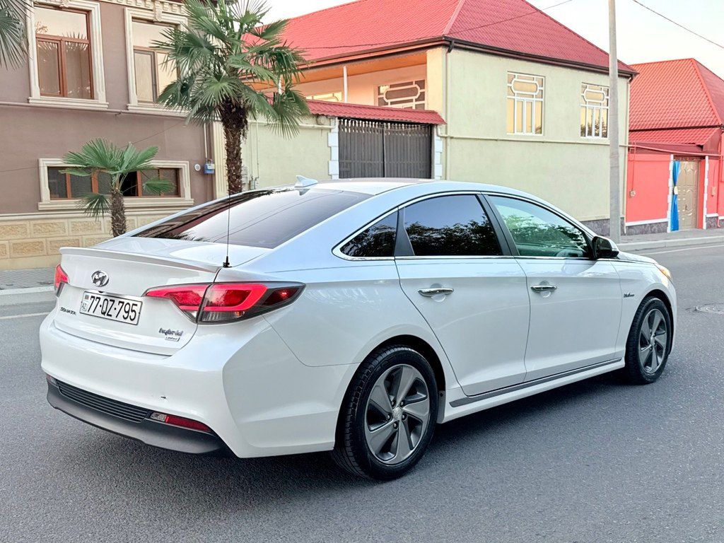 Hyundai Sonata, 2.0 L, 1.4 kWh, 2016 il, 176 000 km 77-QZ-795 — Avtomobillər, Şəmkir (4)