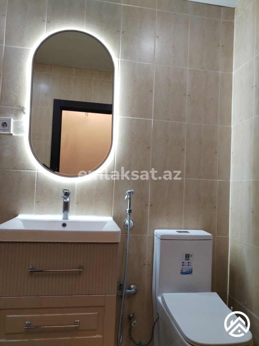 Kirayə (aylıq) 2 otaq yeni tikili 70 m², İnşaatçılar metrosu — Mənzil, Bakı (9)