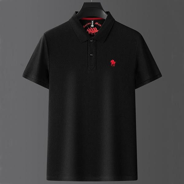 Kişilər üçün polo EB_1060, qara, pambıq, ölçü XXL — Mallar, Bakı (2)