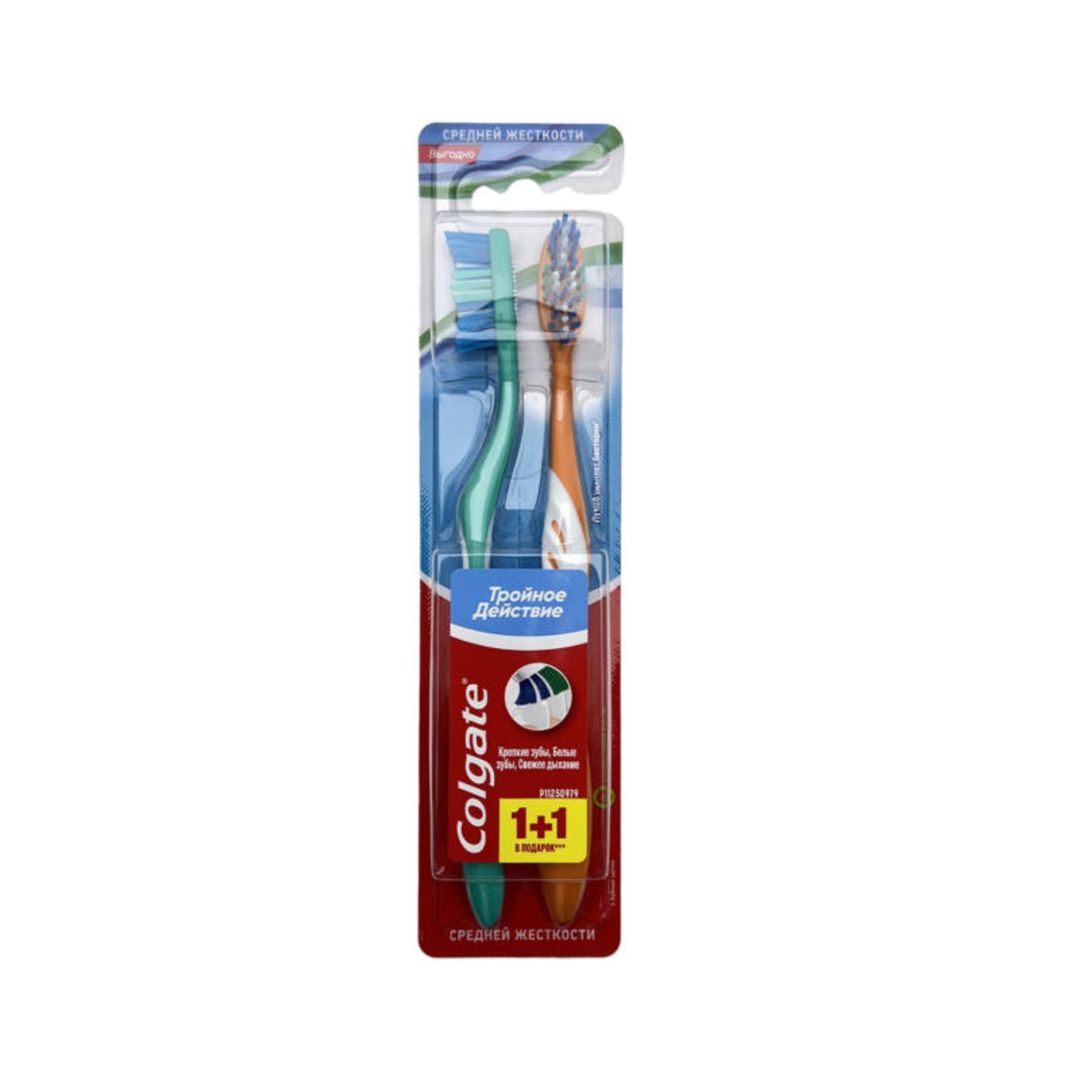 Diş fırçası dəsti Colgate Triple Action Orta, 2 əd — Mallar, Bakı
