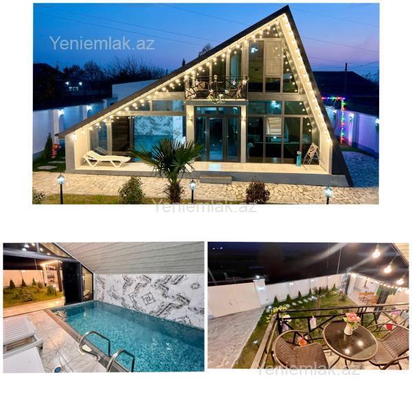Günlük 4 otaqlı Həyət evi / Villa, 150 m², İsmayıllı — Ev, villa, İsmayıllı (12)
