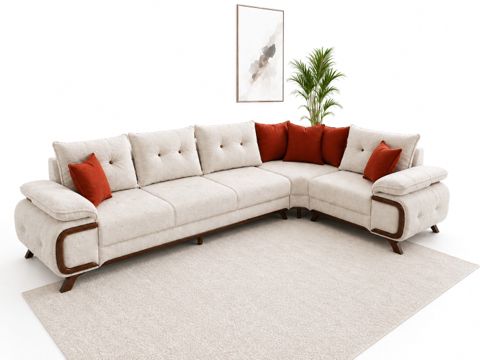 Künclü divan 2067, parça, bej, 220x330 sm — Bakı