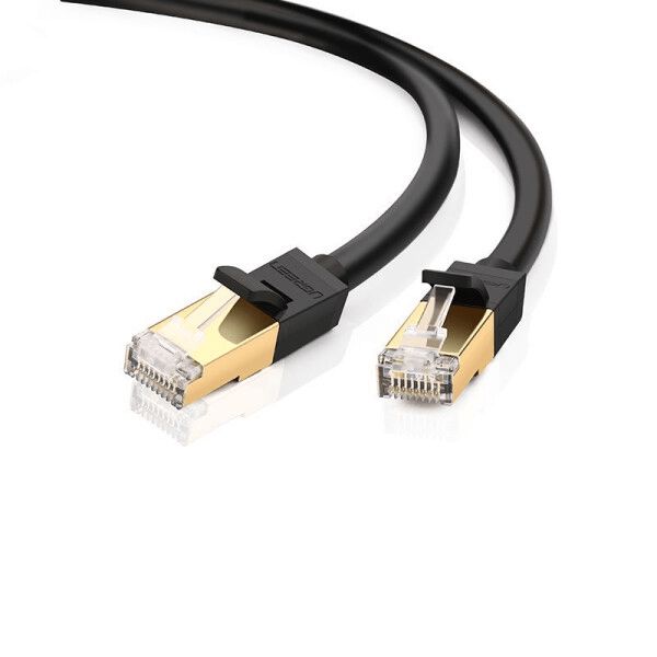 Kabel - 11274 Ugreen Cat 7 F/ftp Lan Cable 15m (Black) NW107 — Kabelləri, adapterlər və keçidçilər, Bakı