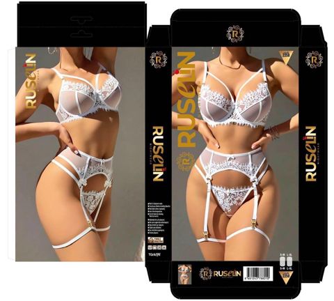 Büsthalter və tuman 2832035, ağ, tül, ölçü S/M — Bakı