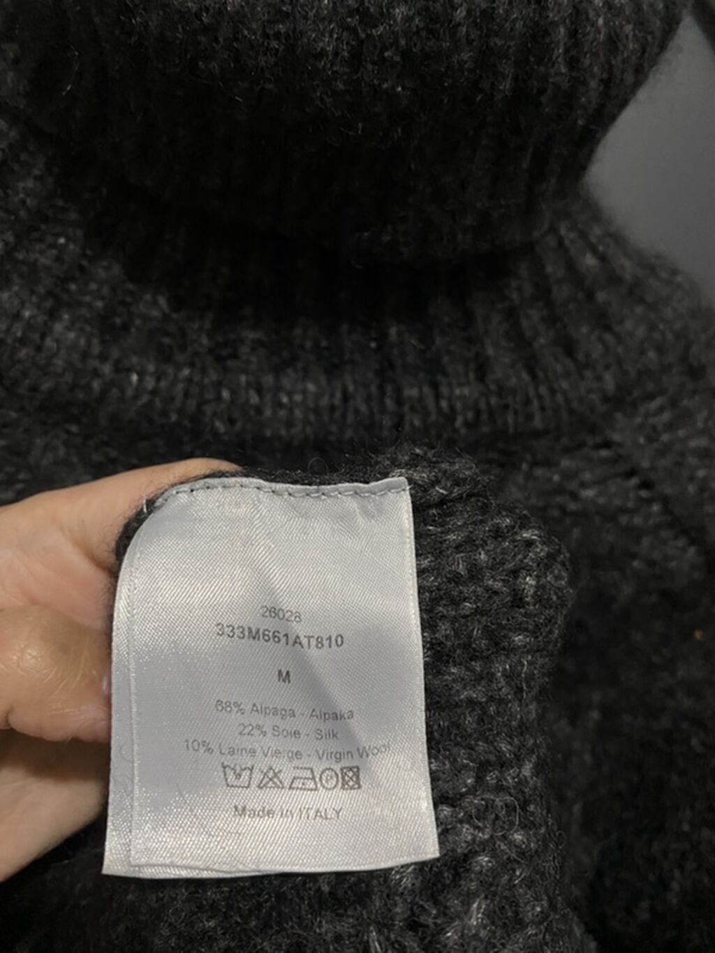 Sviter, Dior, M, rəng - Boz — Cempyer və sviter, Bakı (5)