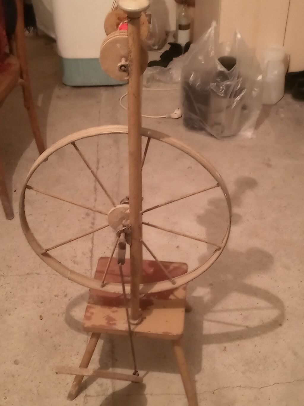 Taxta əlçəkli ip əyirmə çarxı (spinning wheel) - Material: əsasən — Biznes və avadanlıq, Bakı (5)