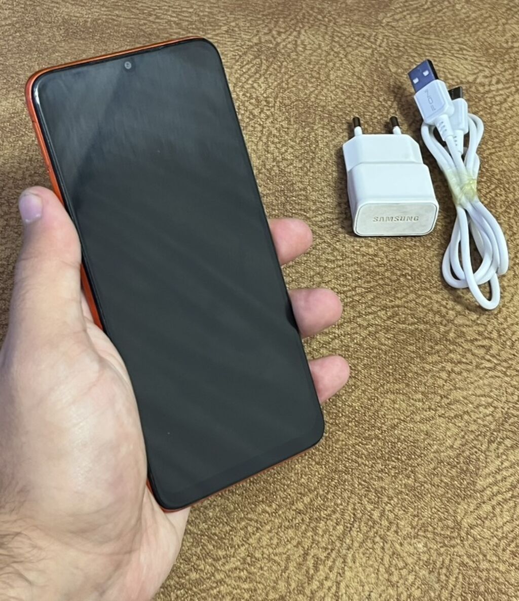 Redmi 9T, 128 GB, rəng - Narıncı, Barmaq izi, İki sim kartlı, Face ID — Xiaomi, Bakı (2)