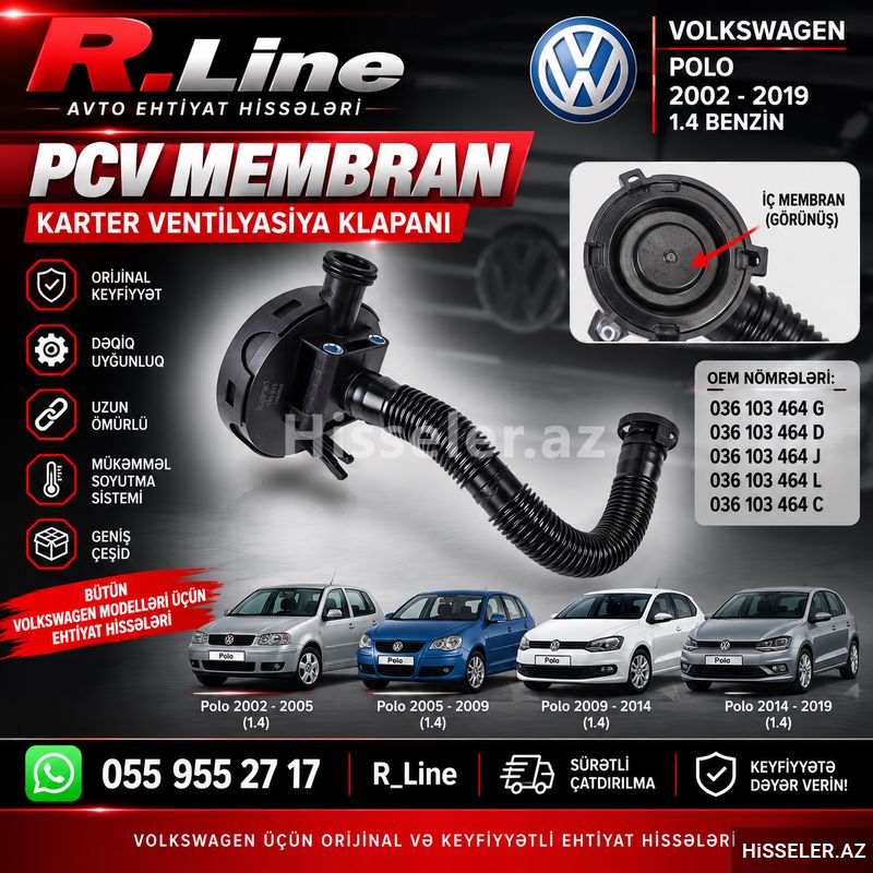 Audi Wolksvagen Porche Seat Skoda Polo (rus) ehtiyat hisseler — Digər, Bakı (6)