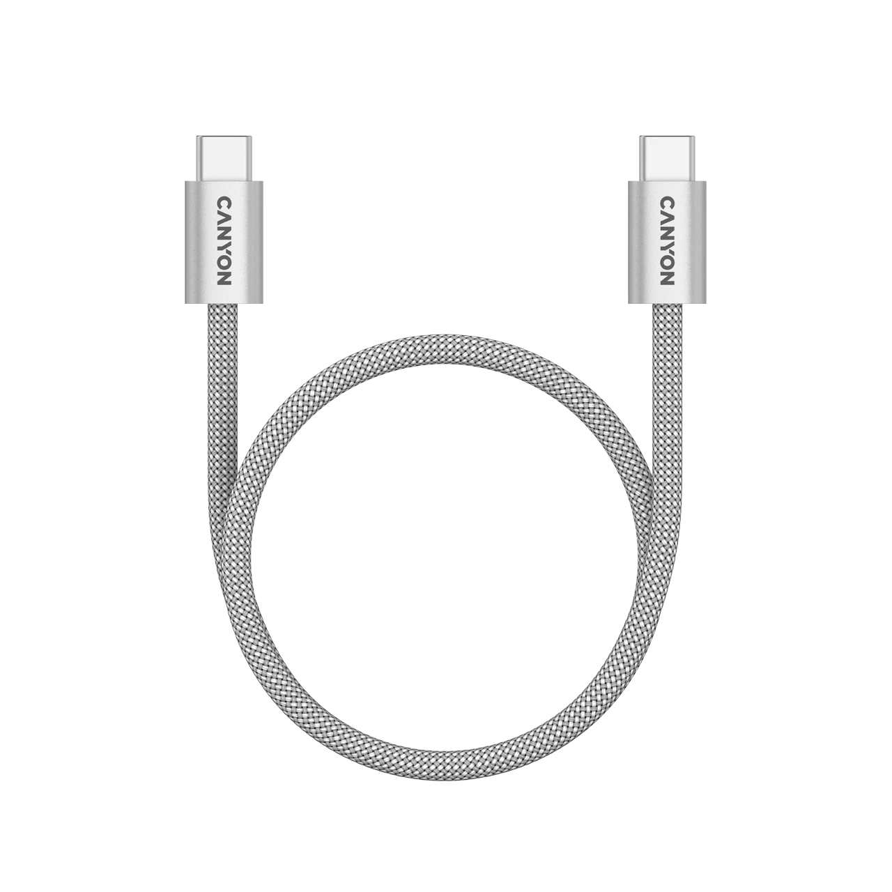 Kabel Canyon Usb-c to Usb-c, 1m, Light Gray — Smartfon aksesuarları, Bakı (4)