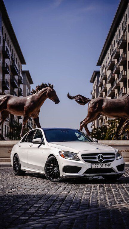 Mercedes C 300, 2.0 L, 2017 il, 119 500 km — Avtomobillər, Bakı (7)