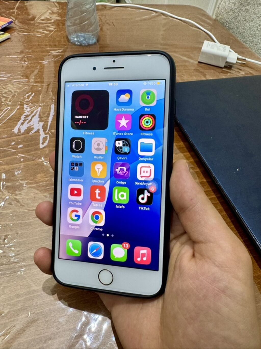IPhone 8 Plus, 64 GB, Qızılı, Barmaq izi — Apple iPhone, Bakı