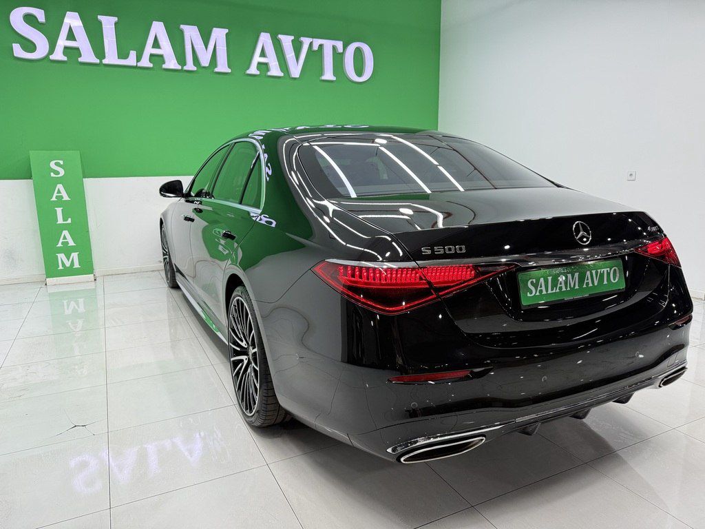 Mercedes S 500 4MATIC, 3.0 L, 2023 il, 15 900 km — Avtomobillər, Bakı (4)
