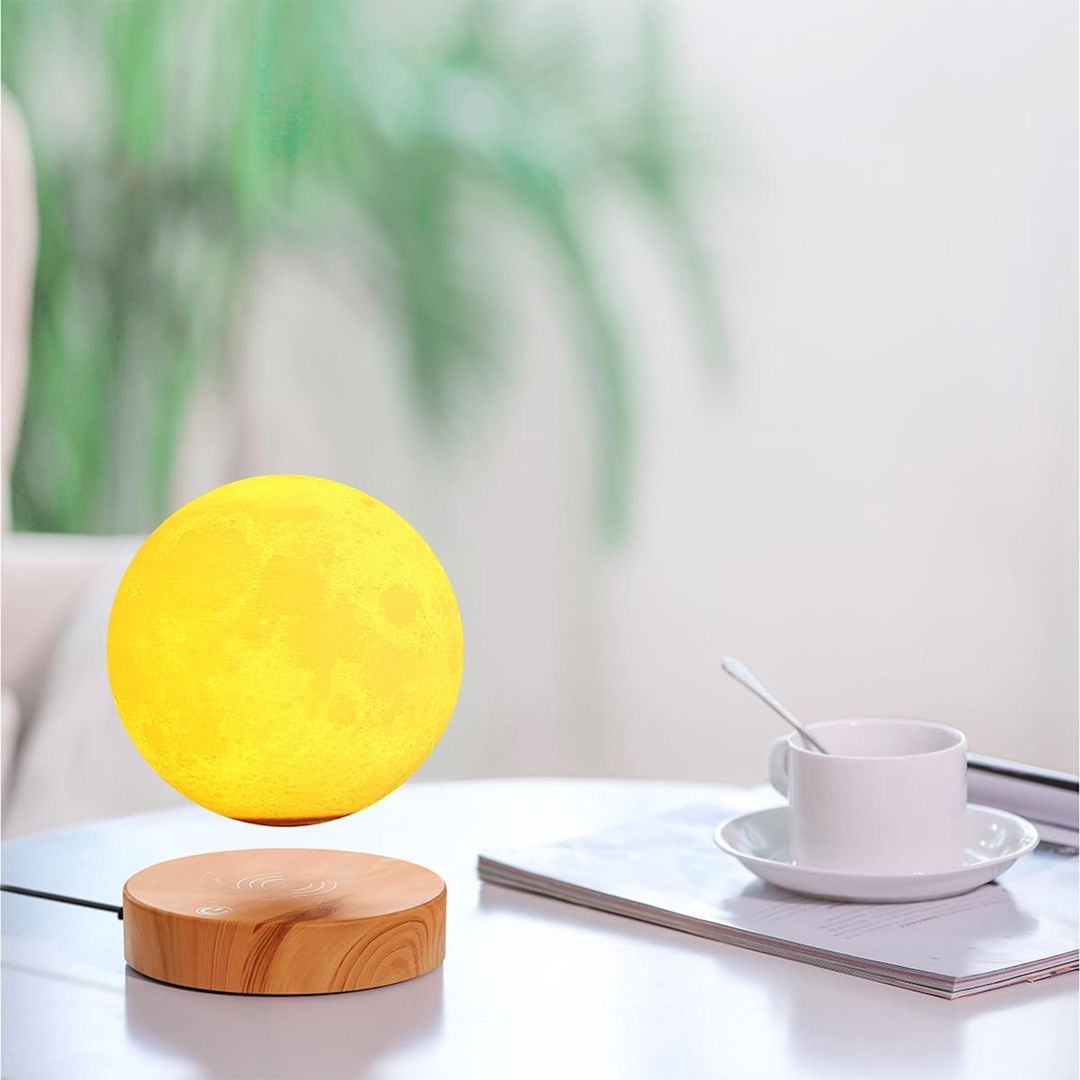 Levitasiya edən gecə lampası GAzer Levitating Moon Lamp 3D Printing — Mallar, Bakı (2)