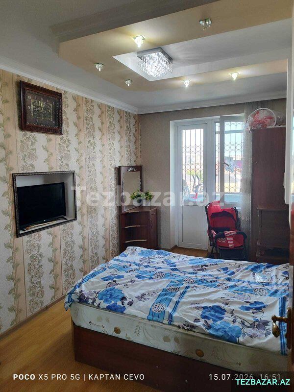 Satılır 3 otaqlı köhnə tikili 86.5 m², Bakıxanov q — Mənzil, Bakı (6)