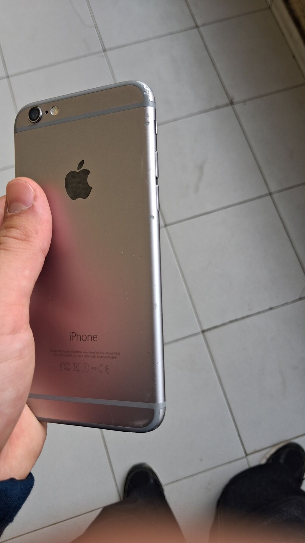 IPhone 6, Space Gray, Barmaq izi — Apple iPhone, Bakı (3)