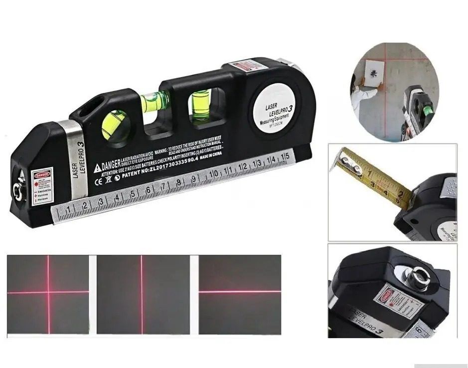 Lazer uriven metr və xəttkeş hamısı birində portativ alət (kod: ze80202-9) — Elektrik alətləri, Bakı (2)