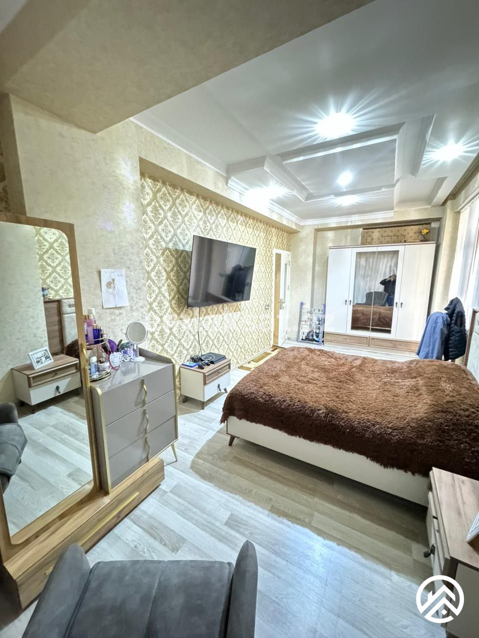 Satılır 3 otaq yeni tikili 129 m², İnşaatçılar metrosu — Mənzil, Bakı (3)