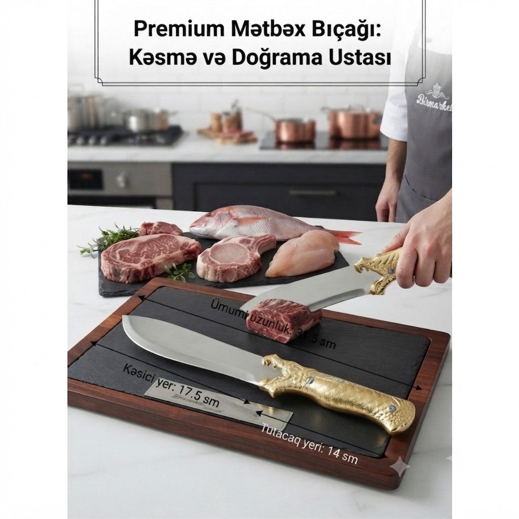 Bıçaq 9641, paslanmayan polad/plastik, 175 mm — Mallar, Bakı (2)