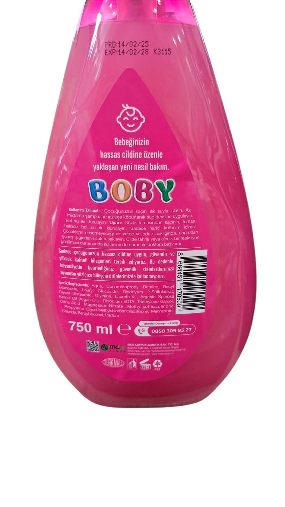 Şampun Boby, 750 ml — Mallar, Bakı (2)