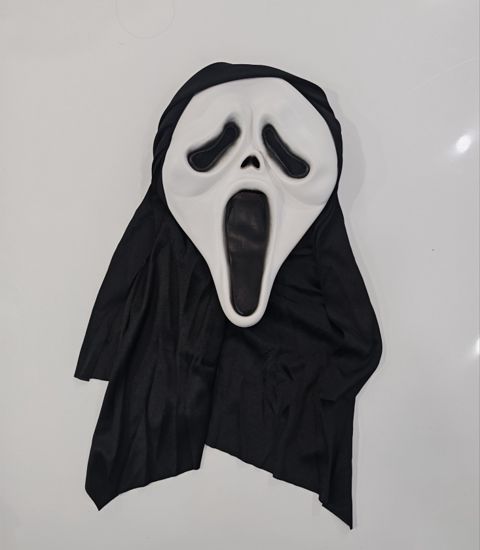 Maska Ghost Scream, ağ/qara — Bakı