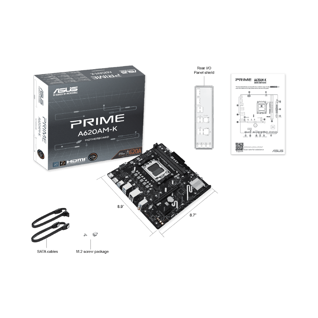 ASUS prıme A620AM-K 90MB1GX0-M0EAY0 — Ana platalar, Bakı (5)