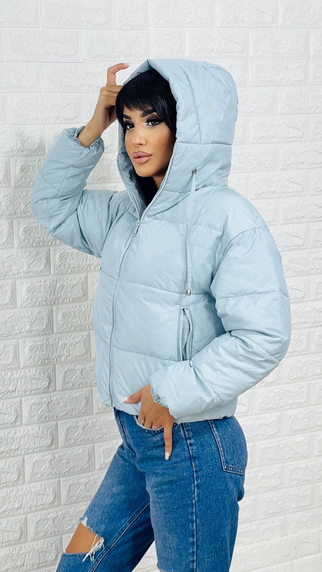 Qadınlar üçün gödəkçə mir_86000, mavi, polyester, ölçü 36 — Mallar, Bakı (2)