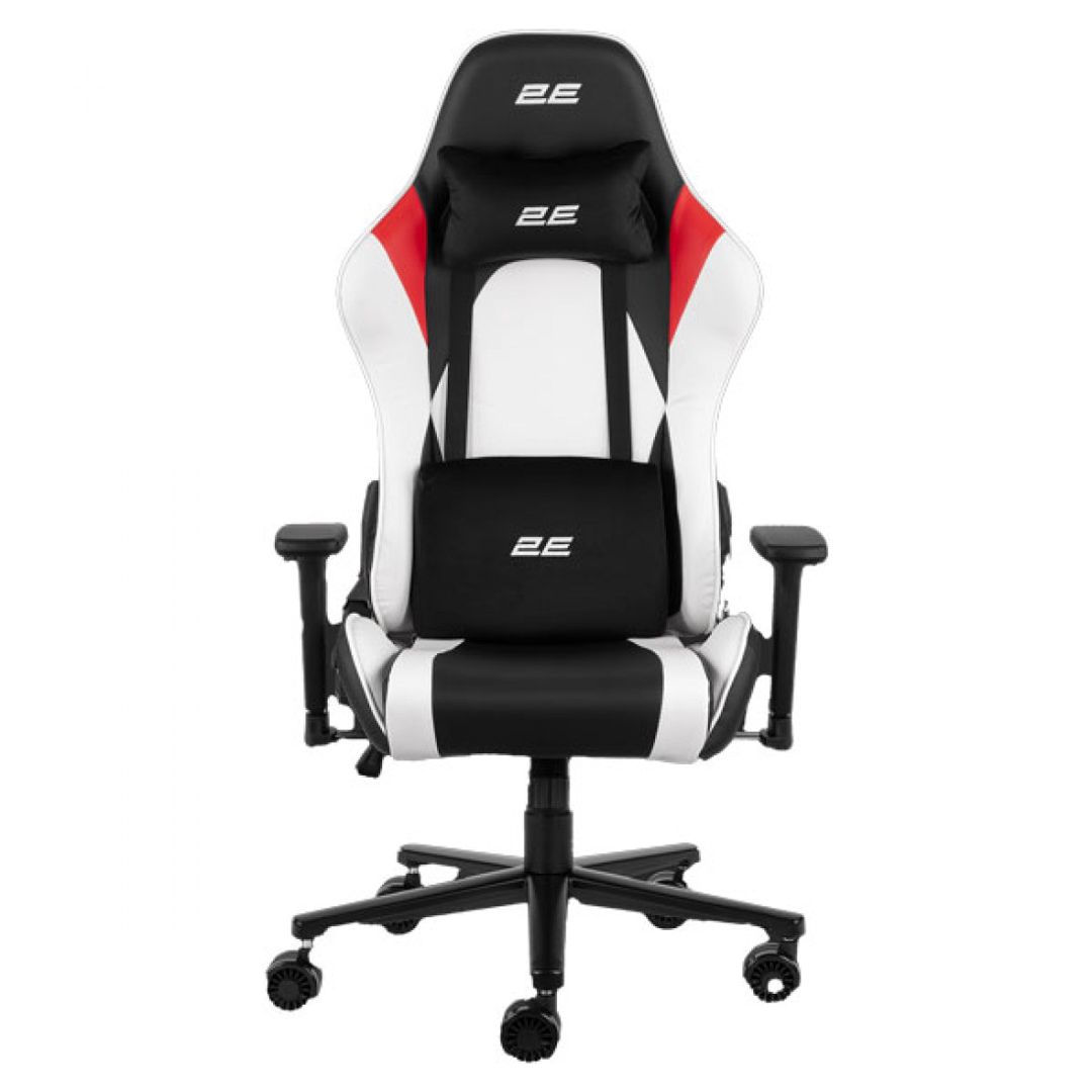 2E Gaming Chair Bushıdo White/Black Gen II — Kompüter masaları və kresloları, Bakı (6)