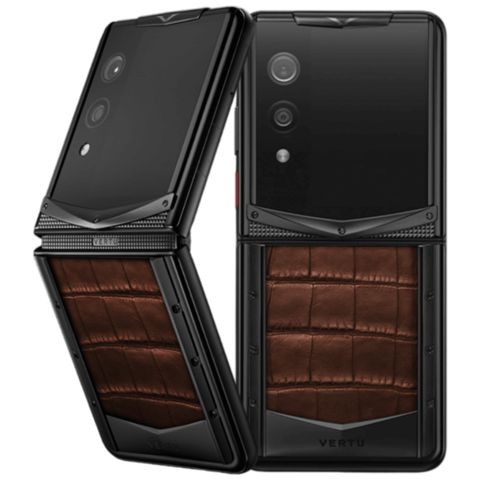 Vertu Quantum Flip Alligator 16 GB / 1 TB Amber Brown — Bakı