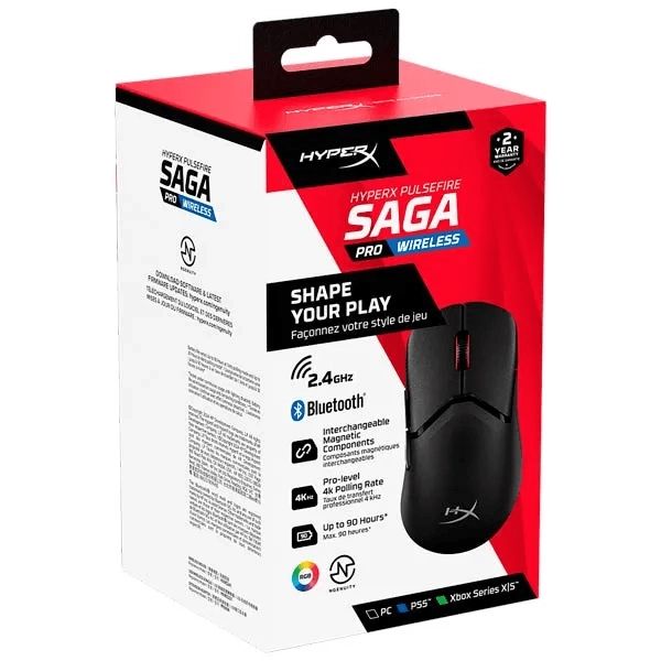 HyperX Pulsefire Saga Pro Wireless Gaming Mouse A2PB2AA — Kompüterlər və noutbuklar, Bakı (3)