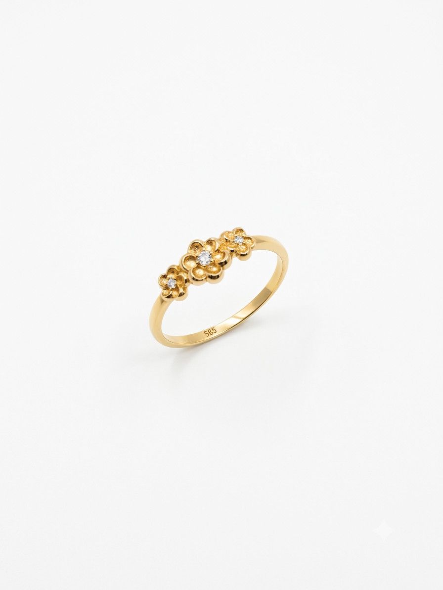 Üzük qadınlar üçün Zarif jewelry 2566422, qızıl 585 əyar — Mallar, Bakı