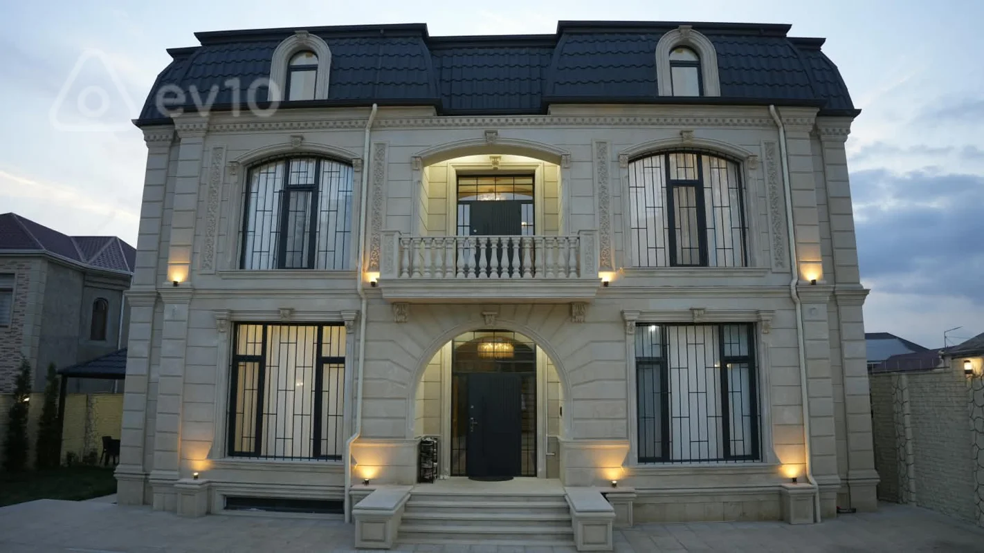 6 otaqlı həyət evi, 430 m², Məhəmməd Hadi küç — Bakı