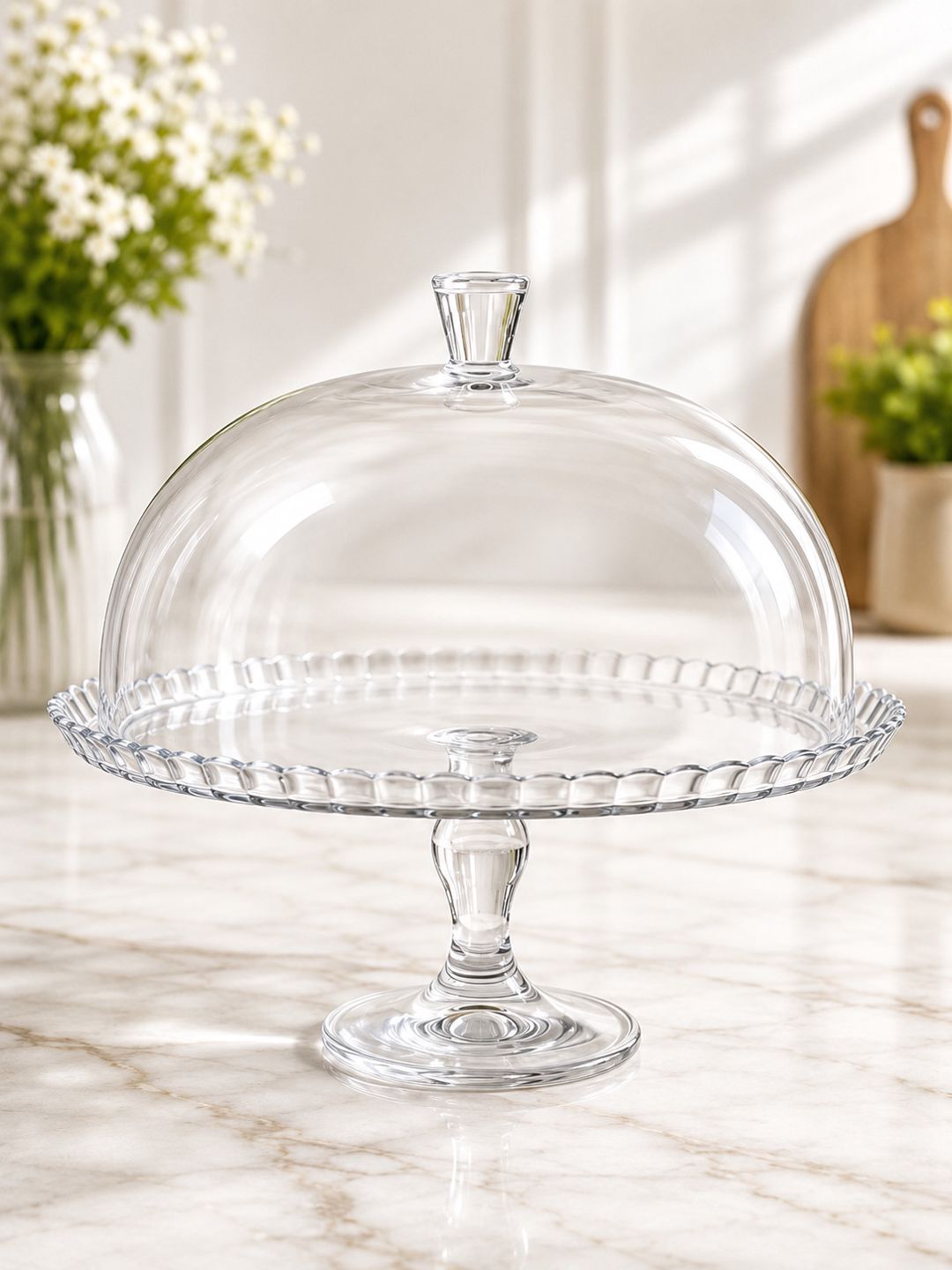 Tort üçün qab TORY-001268, dairə 32 sm, akril, qapaqlı — Mallar, Bakı