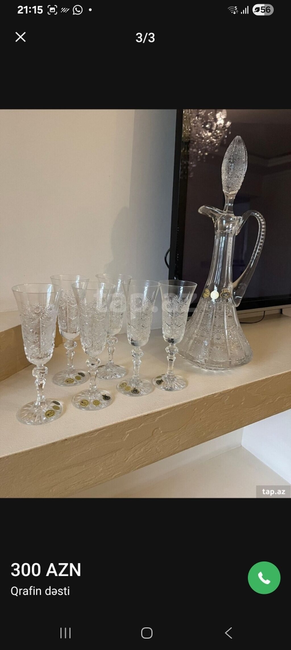 Xrustal — Süfrə qabı, Gəncə (2)