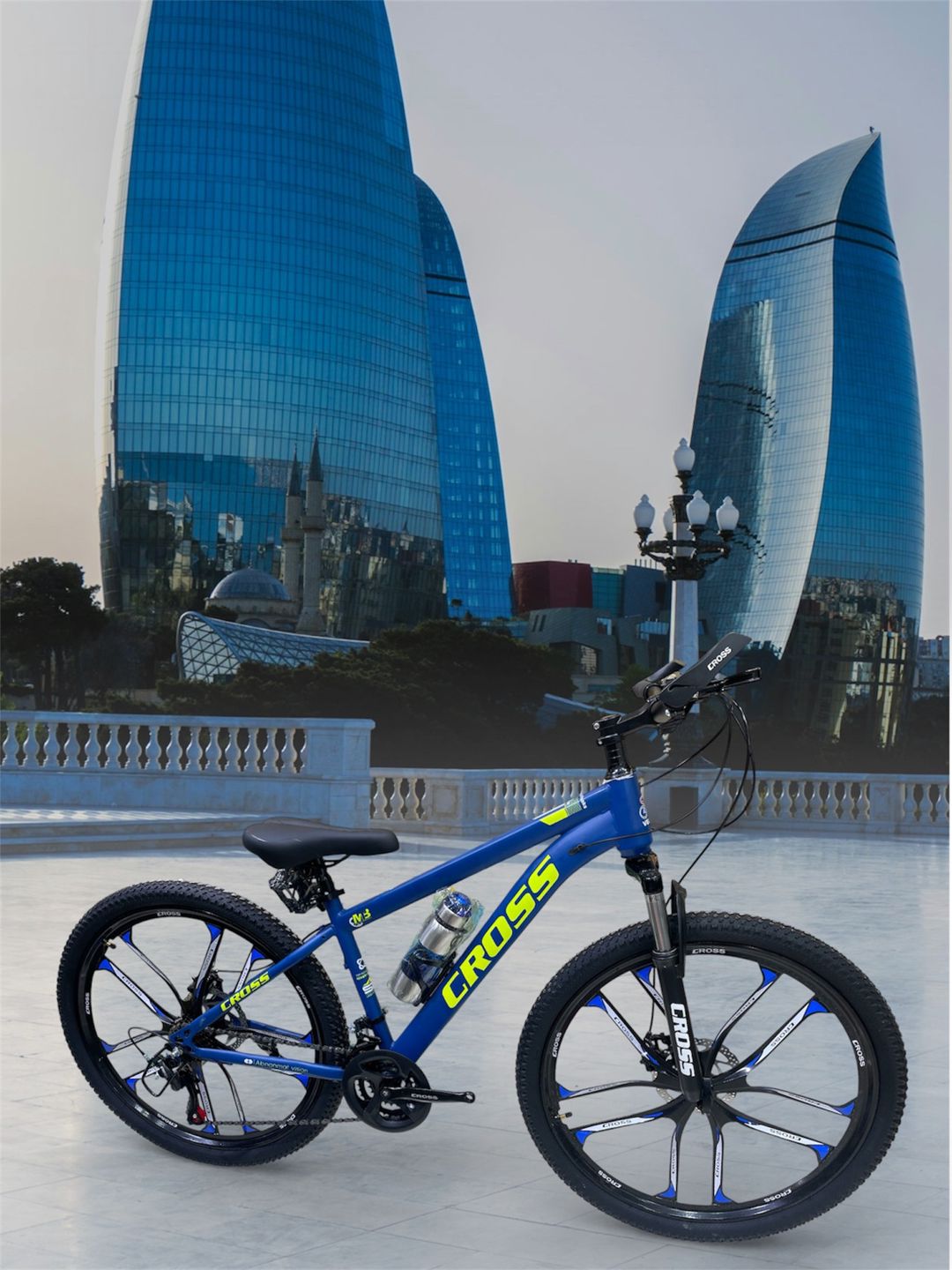 Şəhər velosipedi Cross MTB 24" AMG Blue — Velosipedlər, Bakı (2)
